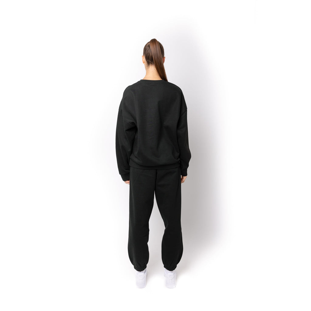Just Like Hero HERO-1050, Max Unisex Blank Crewneck Sweatshirt, Off Black