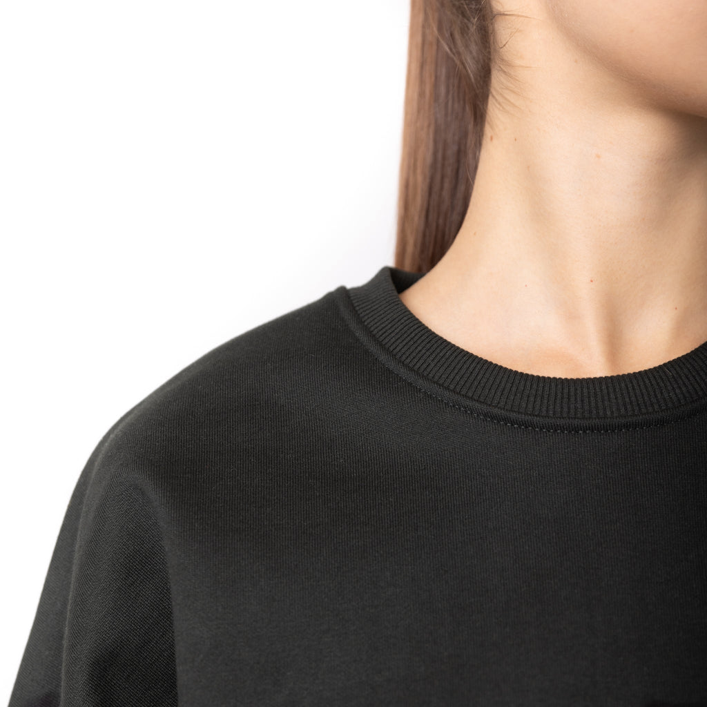 Just Like Hero HERO-1050, Max Unisex Blank Crewneck Sweatshirt, Off Black
