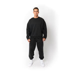 Just Like Hero HERO-1050, Max Unisex Blank Crewneck Sweatshirt, Off Black