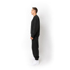 Just Like Hero HERO-1050, Max Unisex Blank Crewneck Sweatshirt, Off Black