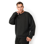 Just Like Hero HERO-1050, Max Unisex Blank Crewneck Sweatshirt, Off Black