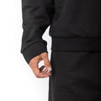 Just Like Hero HERO-1050, Max Unisex Blank Crewneck Sweatshirt, Off Black