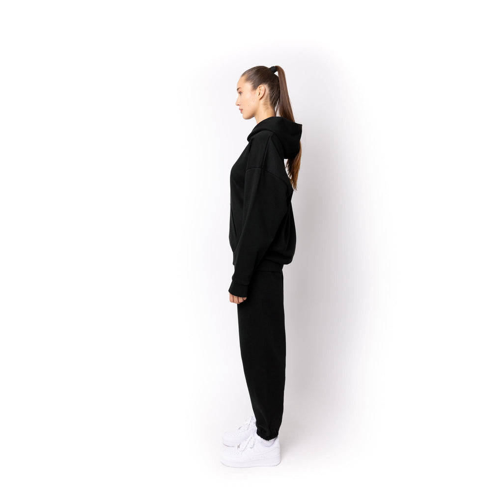 Just Like Hero HERO-2050, Max Unisex Blank Hoodie, Black