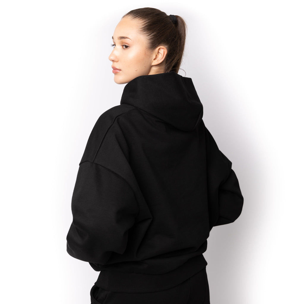 Just Like Hero HERO-2050, Max Unisex Blank Hoodie, Black
