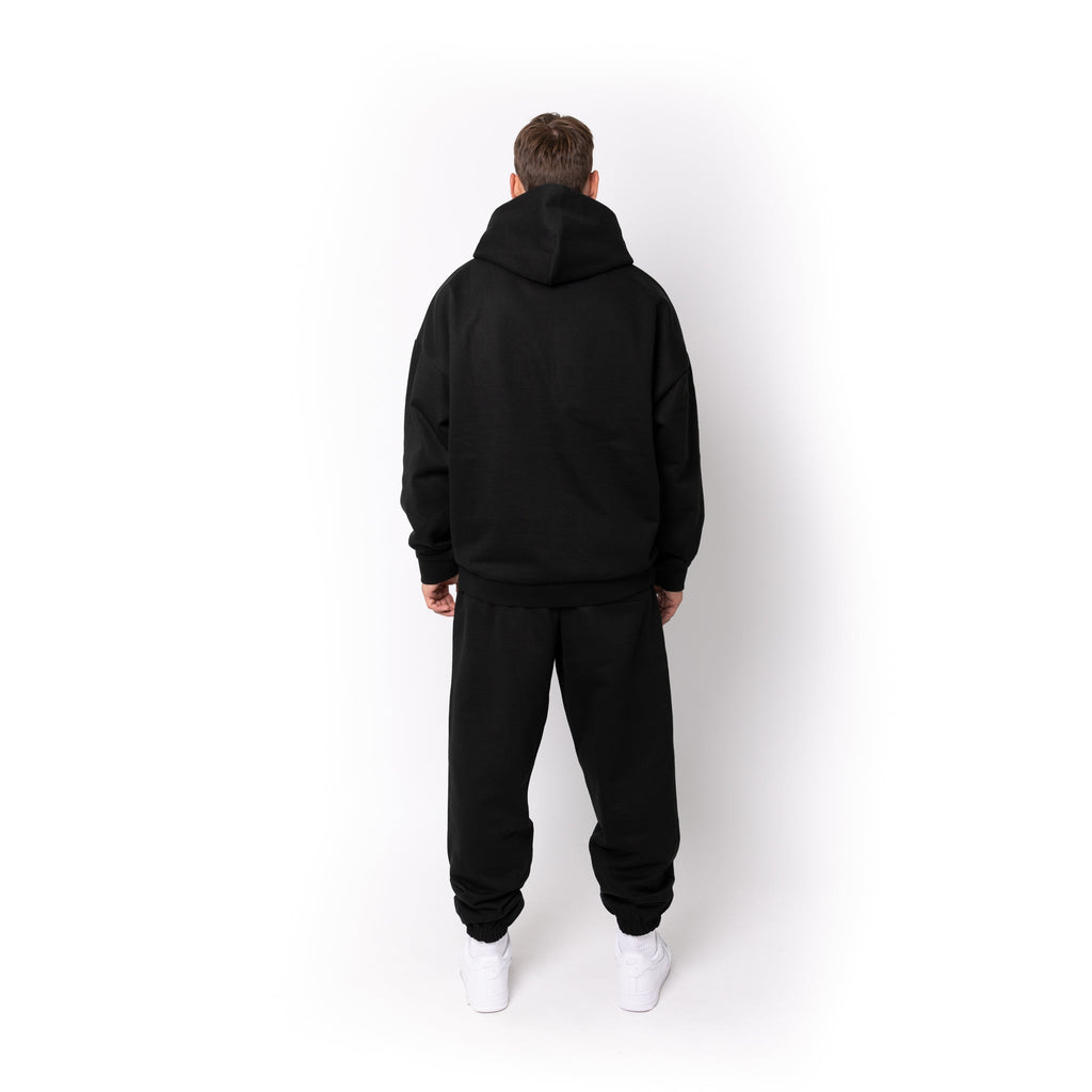 Just Like Hero HERO-2050, Max Unisex Blank Hoodie, Black