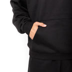 Just Like Hero HERO-2050, Max Unisex Blank Hoodie, Black