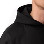 Just Like Hero HERO-2050, Max Unisex Blank Hoodie, Black