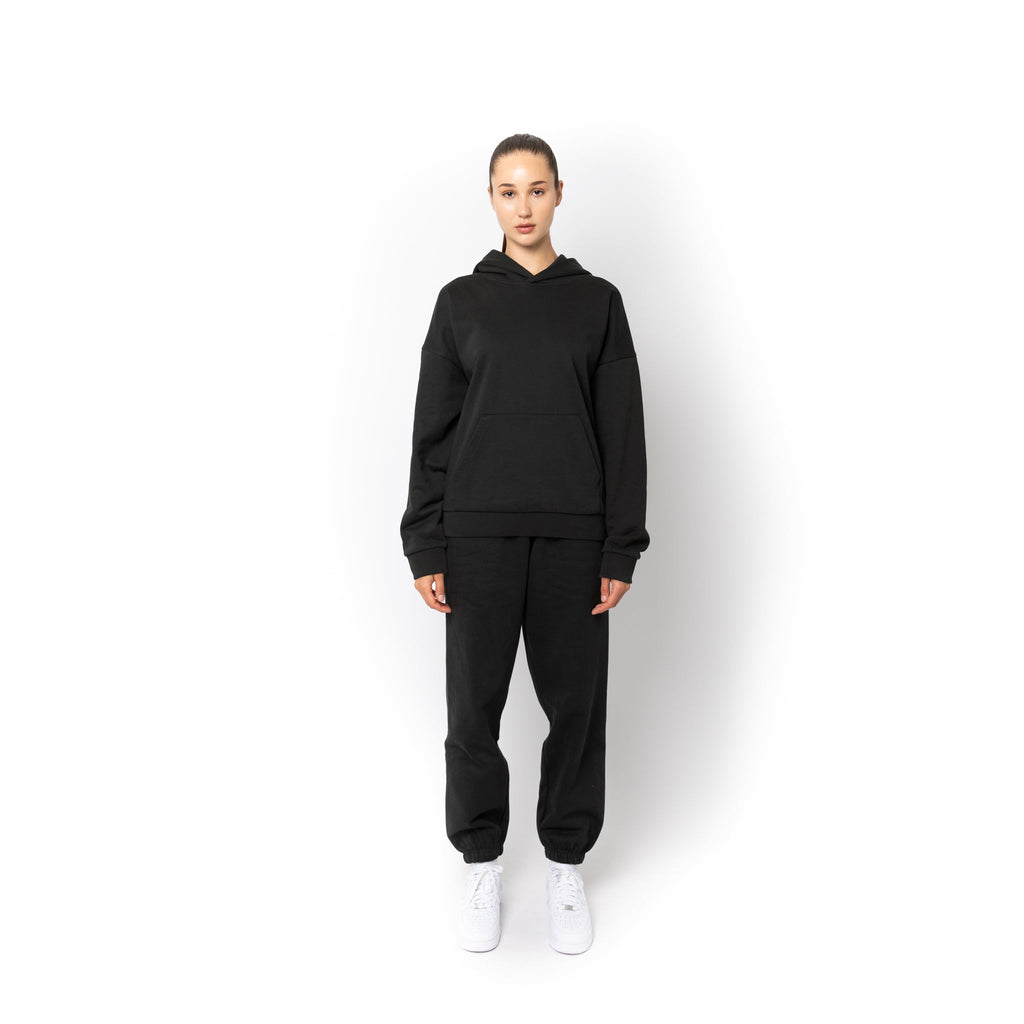 Just Like Hero HERO-2050, Max Unisex Blank Hoodie, Off Black