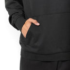 Just Like Hero HERO-2050, Max Unisex Blank Hoodie, Off Black