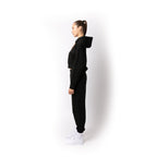 Just Like Hero HERO-2120C, Cropped Drop Shoulder Pullover Hoodie, Sky Blue
