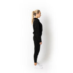 Just Like Hero HERO-4020, Youth Quarter Zip Sweatshirt, Black