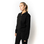 Just Like Hero HERO-4020, Youth Quarter Zip Sweatshirt, Black