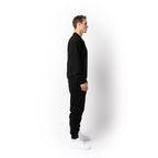 Just Like Hero HERO-4020, Youth Quarter Zip Sweatshirt, Black