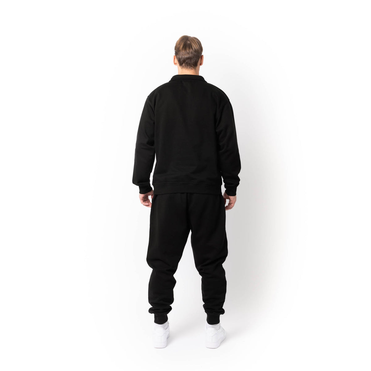 Just Like Hero HERO-4020, Youth Quarter Zip Sweatshirt, Black