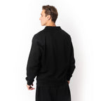 Just Like Hero HERO-4020, Youth Quarter Zip Sweatshirt, Black
