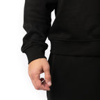 Just Like Hero HERO-4020, Youth Quarter Zip Sweatshirt, Black