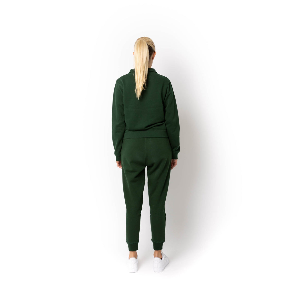 Just Like Hero HERO-4020, Youth Quarter Zip Sweatshirt, Forest Green