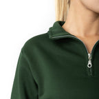 Just Like Hero HERO-4020, Youth Quarter Zip Sweatshirt, Forest Green
