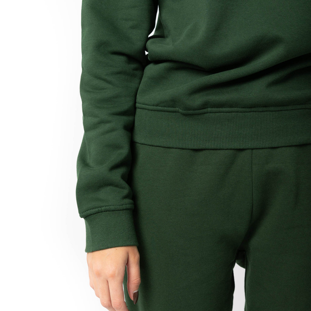Just Like Hero HERO-4020, Youth Quarter Zip Sweatshirt, Forest Green