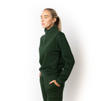 Just Like Hero HERO-4020, Youth Quarter Zip Sweatshirt, Forest Green