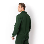 Just Like Hero HERO-4020, Youth Quarter Zip Sweatshirt, Forest Green