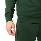 Just Like Hero HERO-4020, Youth Quarter Zip Sweatshirt, Forest Green