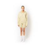 Just Like Hero HERO-4220, Unisex Drop Shoulder 1/2 Zip Hoodie, Ivory