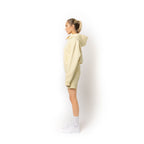 Just Like Hero HERO-4220, Unisex Drop Shoulder 1/2 Zip Hoodie, Ivory