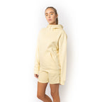 Just Like Hero HERO-4220, Unisex Drop Shoulder 1/2 Zip Hoodie, Ivory