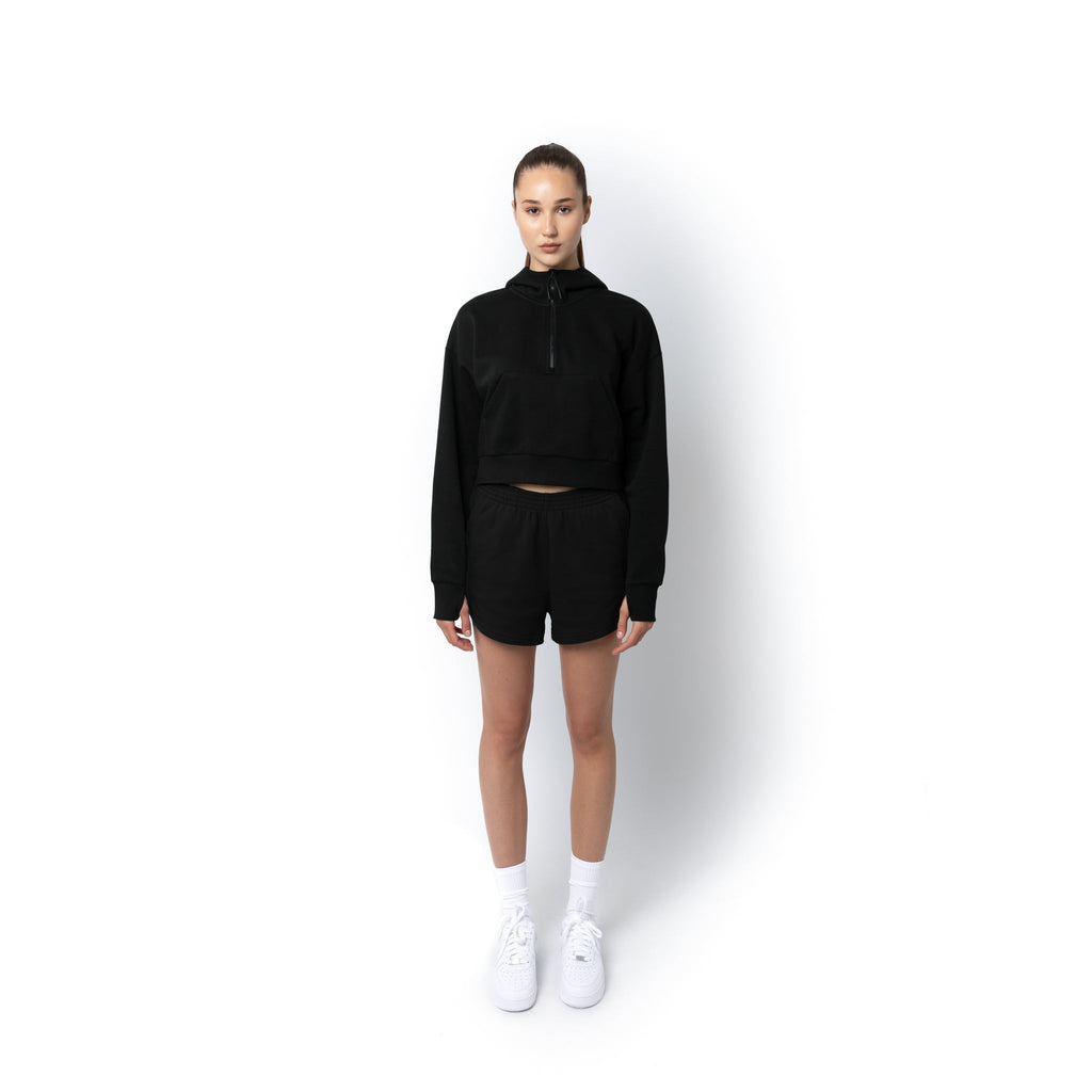 Just Like Hero HERO-7020, 3" Sweatshorts, Black