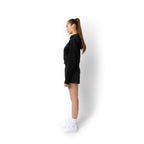 Just Like Hero HERO-4220C, Cropped Drop Shoulder 1/2 Zip Hoodie, Sky Blue