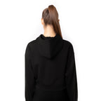 Just Like Hero HERO-4220C, Cropped Drop Shoulder 1/2 Zip Hoodie, Sky Blue