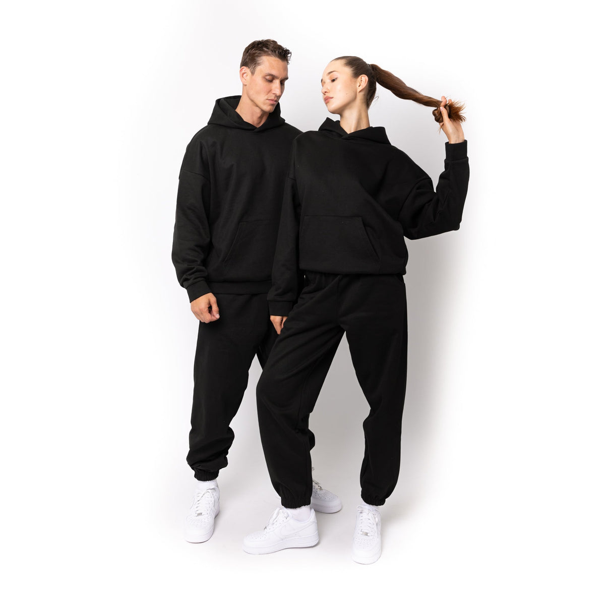 Just Like Hero HERO-5050, Max Unisex Sweatpants, Black