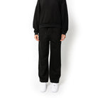 Just Like Hero HERO-5220, Unisex Wide Leg Sweatpants, Black