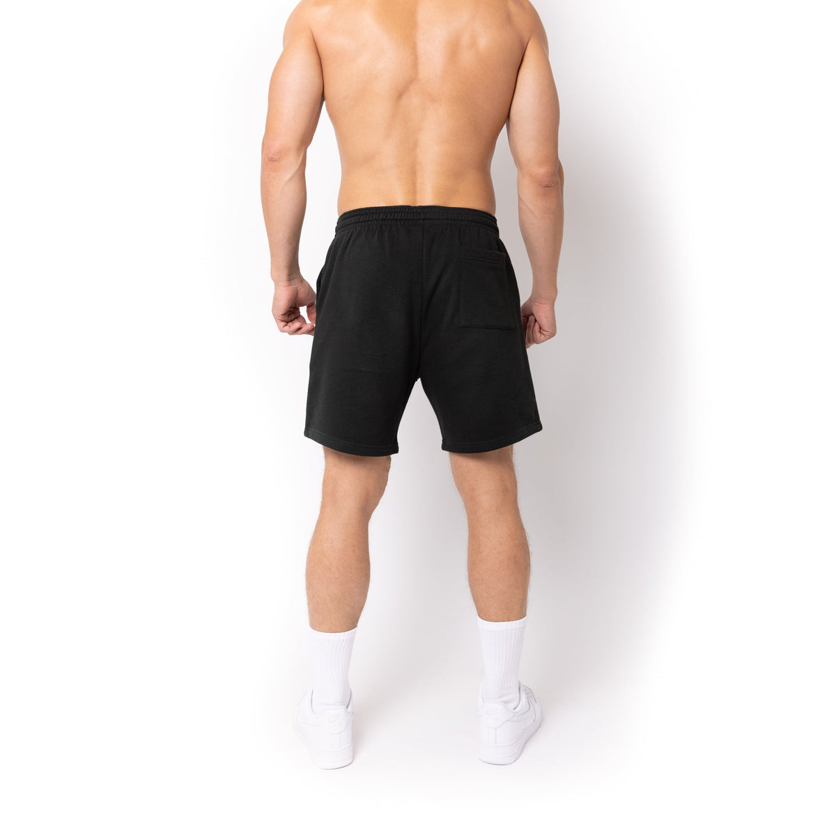 Just Like Hero HERO-6020, 7" Sweatshorts, Black