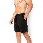 Just Like Hero HERO-6020, 7" Sweatshorts, Black