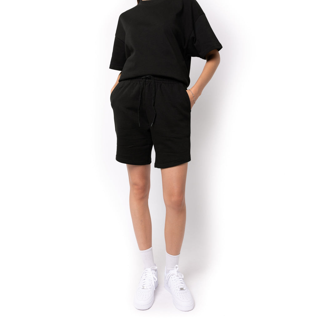Just Like Hero HERO-6020, 7" Sweatshorts, Black