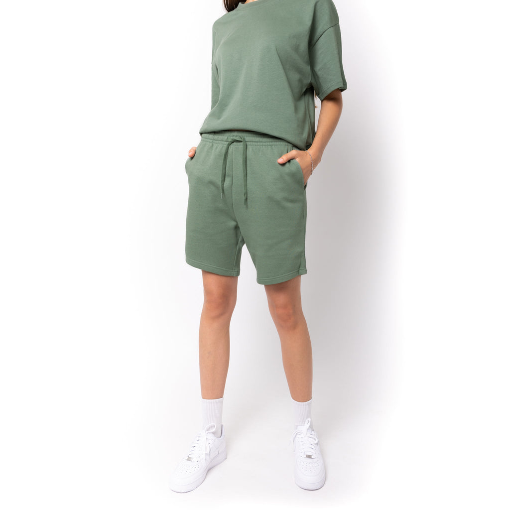 Just Like Hero HERO-6020, 7" Sweatshorts, Dusty Green