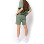 Just Like Hero HERO-6020, 7" Sweatshorts, Dusty Green