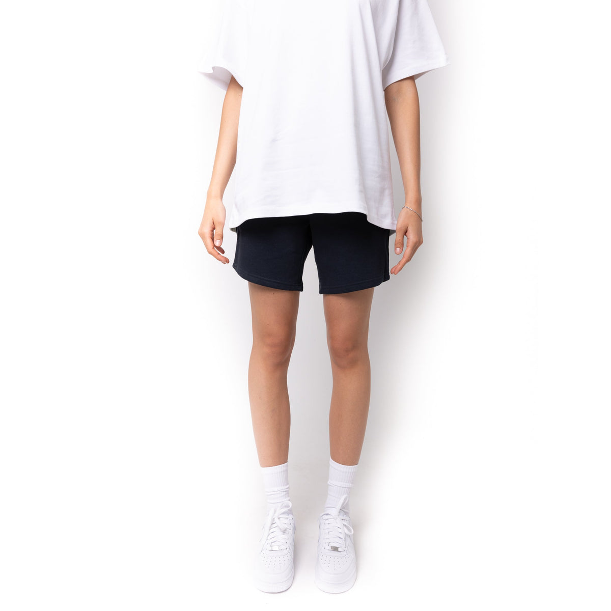 Just Like Hero HERO-6020, 7" Sweatshorts, Navy Blue