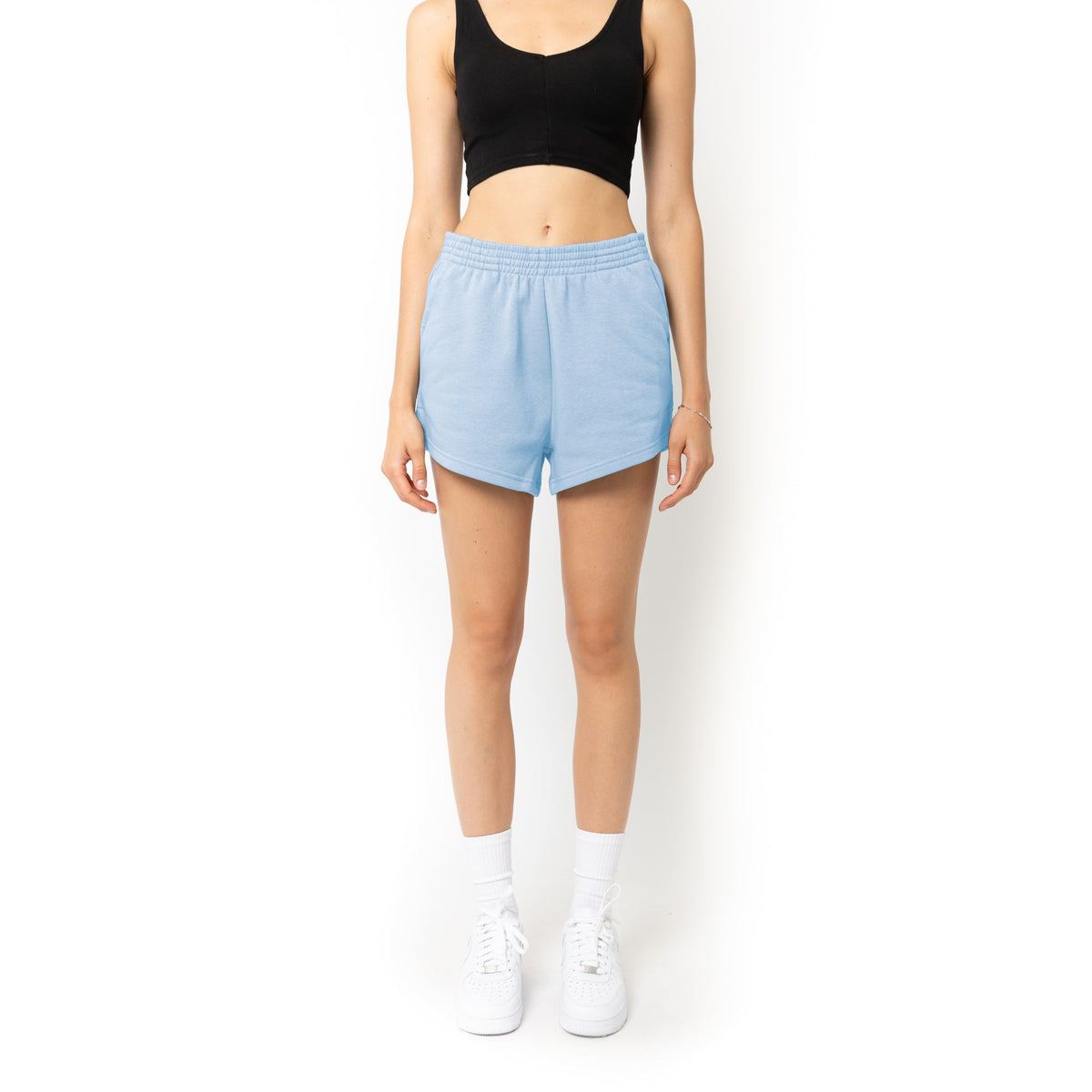 Just Like Hero HERO-7020, 3" Sweatshorts, Sky Blue
