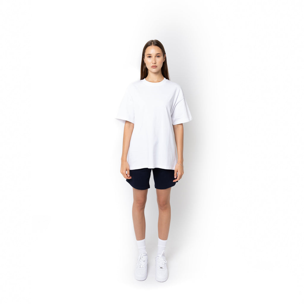 Just Like Hero HERO-300, Unisex Super Heavy Oversized Tee, White