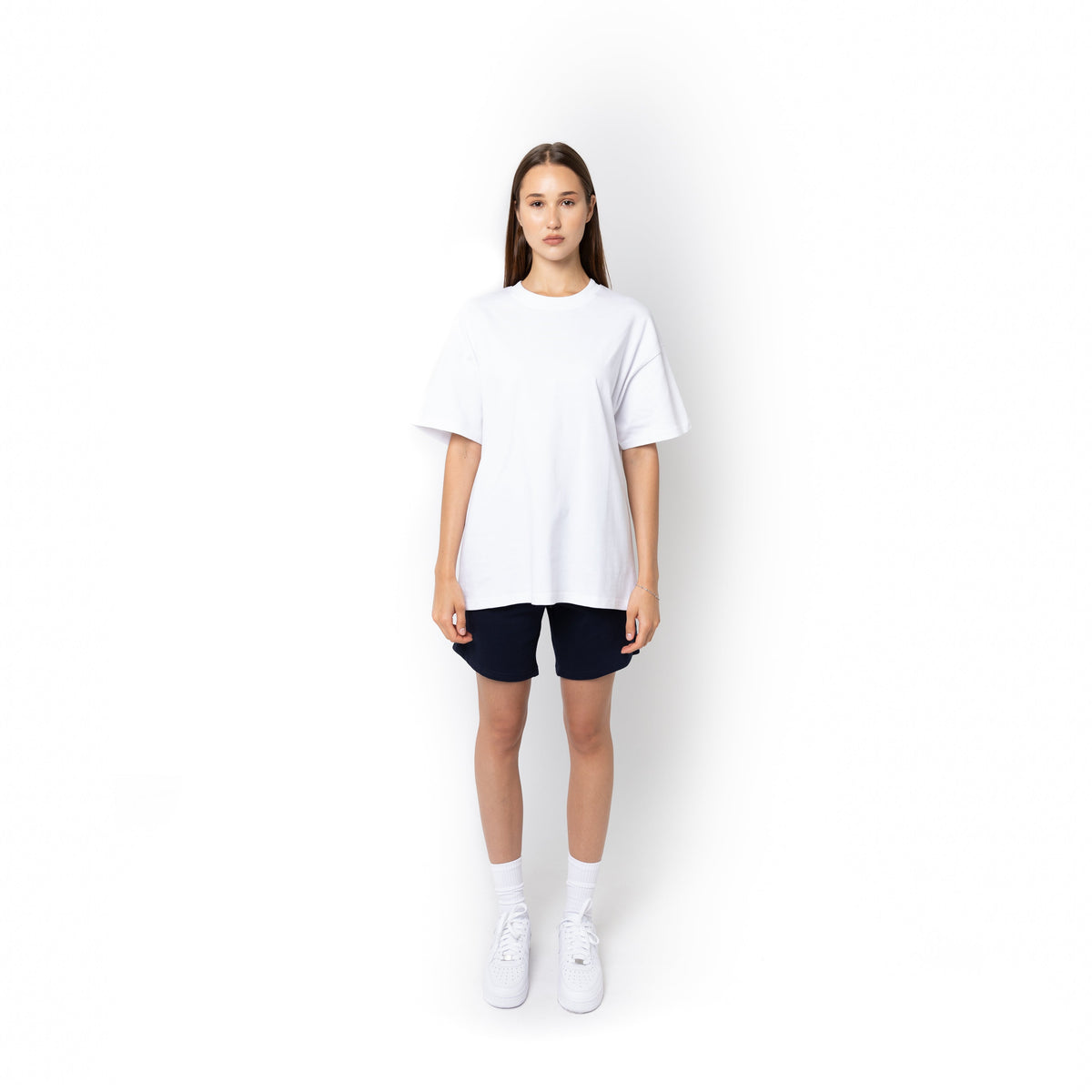 Just Like Hero HERO-300, Unisex Super Heavy Oversized Tee, White
