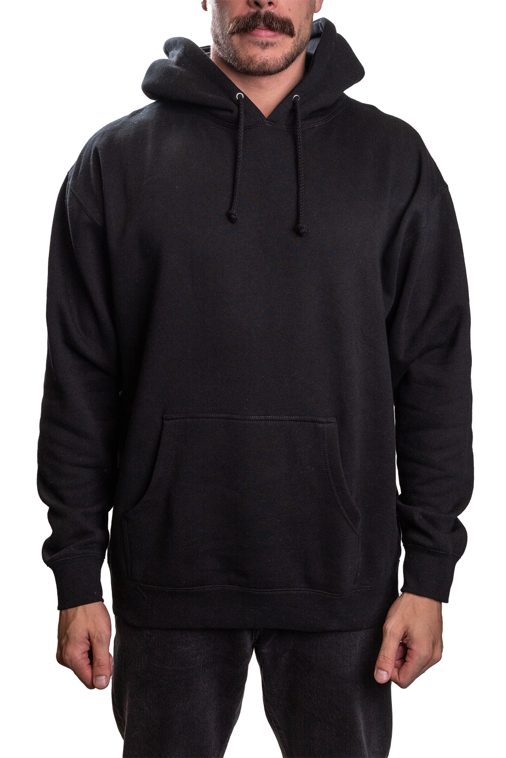 INDEPENDENT IND4000G, Mens Organic / Recycled Hooded Pullover, Black