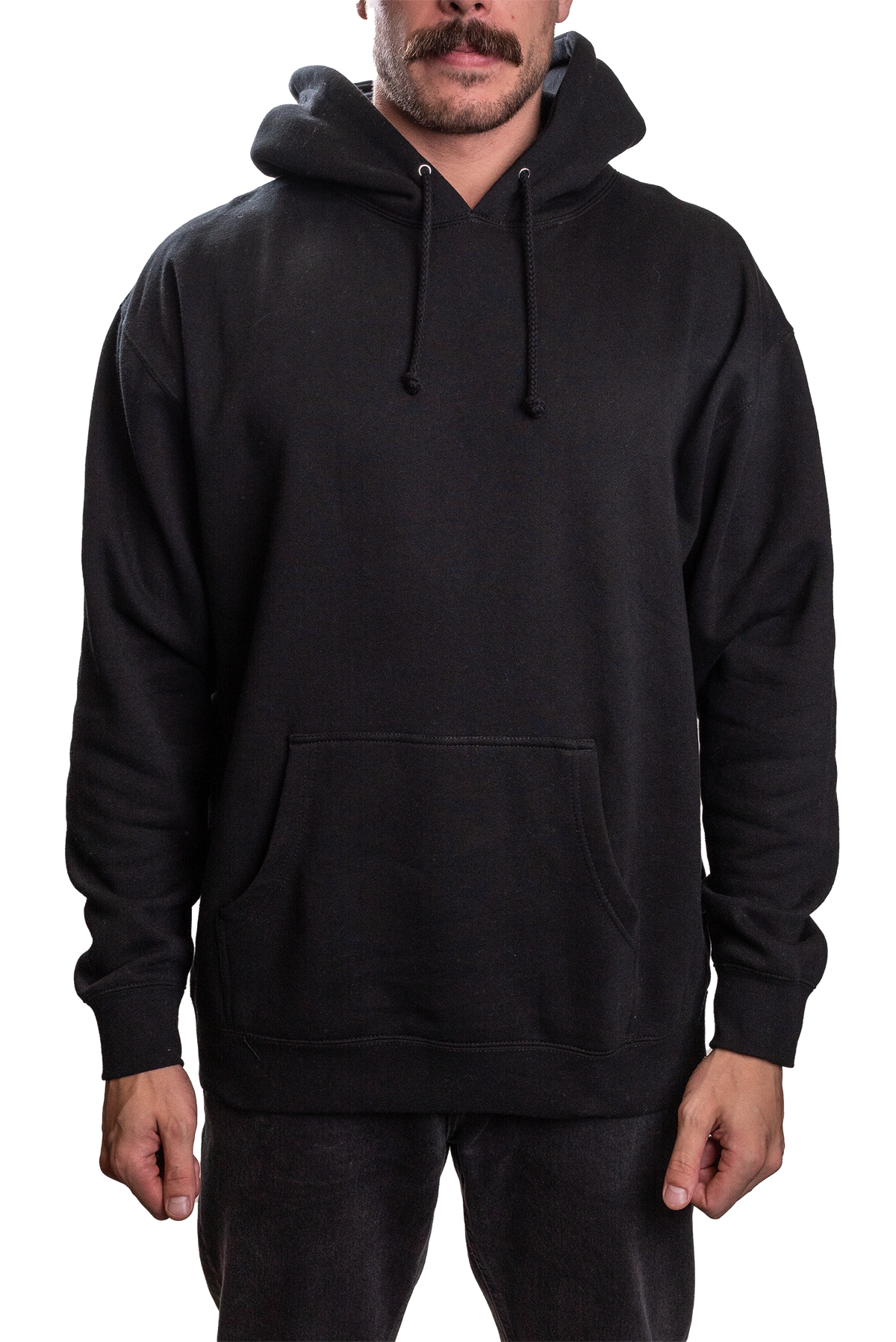 INDEPENDENT IND4000G, Mens Organic / Recycled Hooded Pullover, Black
