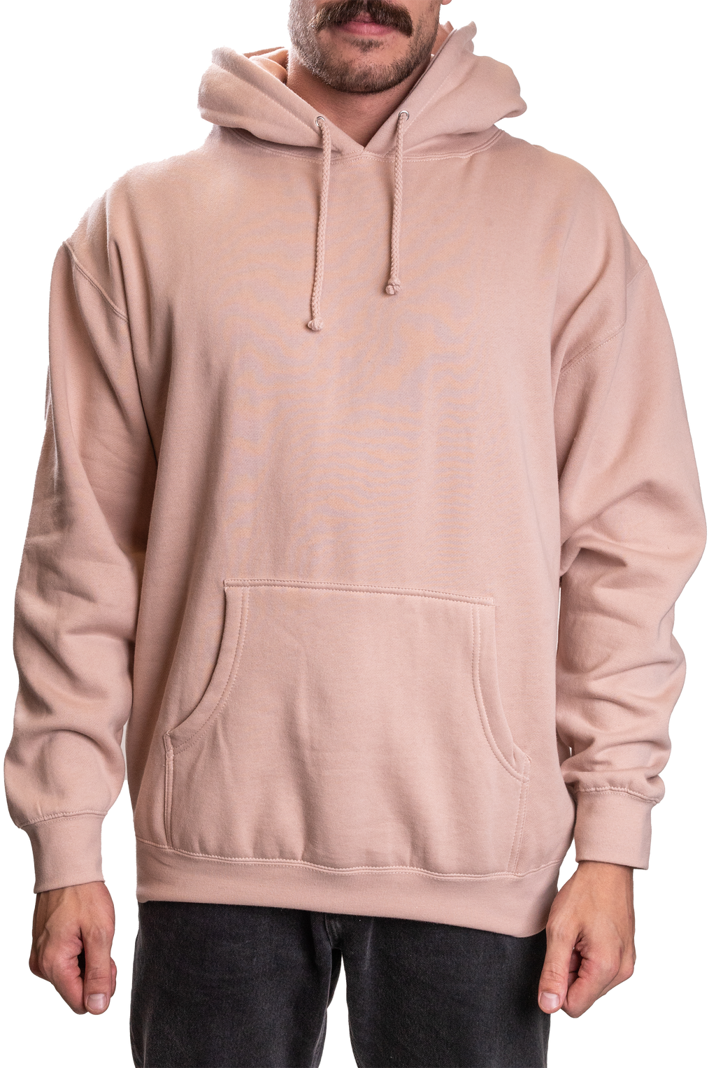 INDEPENDENT IND4000G, Mens Organic / Recycled Hooded Pullover, Dusty Pink