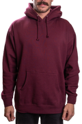 INDEPENDENT IND4000G, Mens Organic / Recycled Hooded Pullover, Maroon