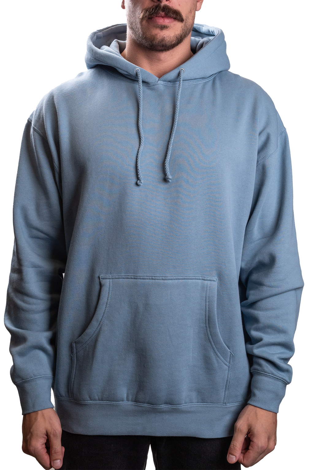 INDEPENDENT IND4000G, Mens Organic / Recycled Hooded Pullover, Misty Blue