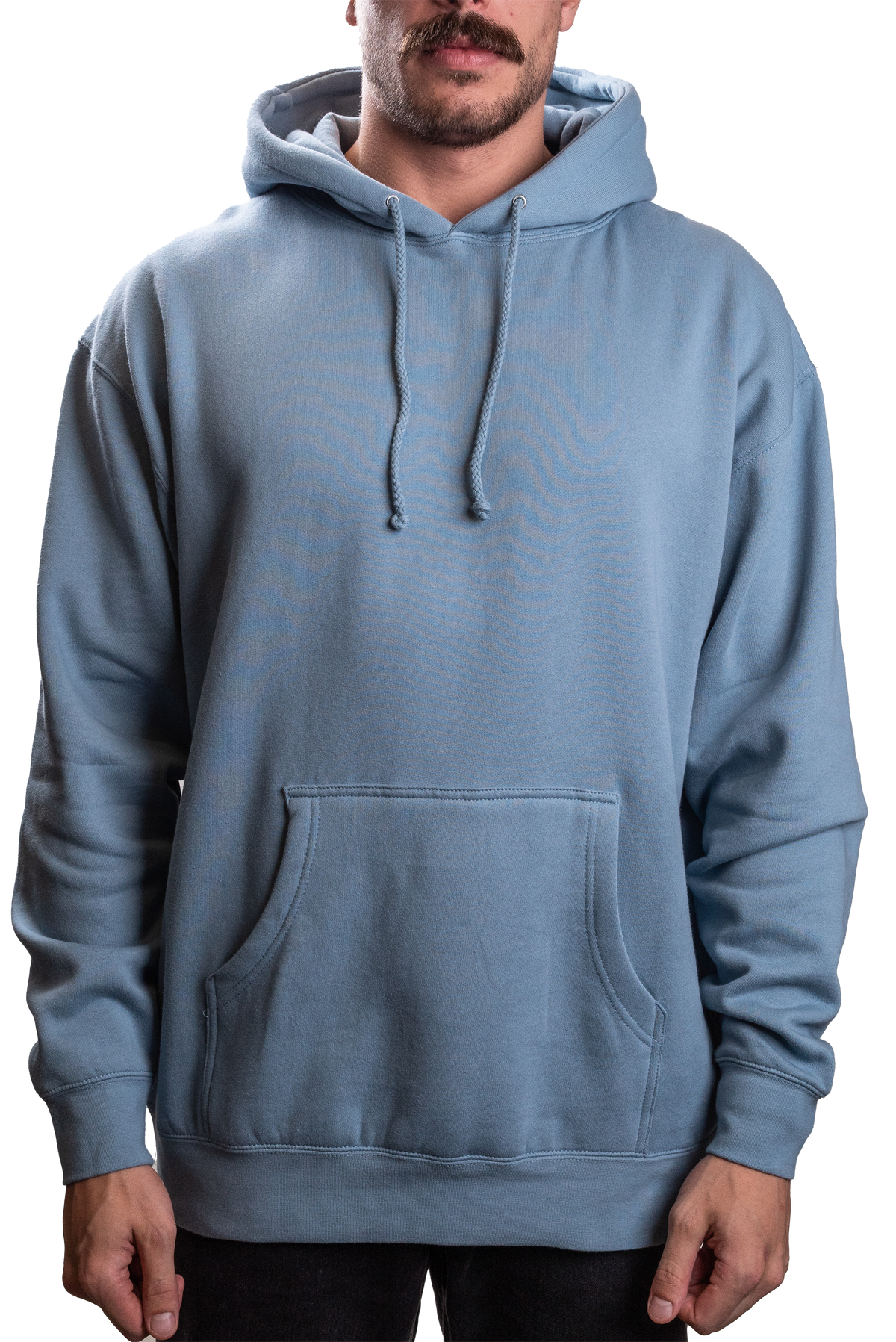 INDEPENDENT IND4000G, Mens Organic / Recycled Hooded Pullover, Misty Blue