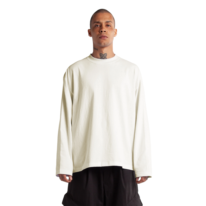 SHAKA WEAR Max-Heavyweight-Oversized-Long-Sleeve, Max Heavyweight Oversized Long Sleeve, Off White
